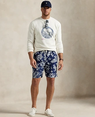 Polo Ralph Lauren Men's Big & Tall Traveler Classic Bear Swim Trunks