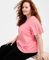 Style & Co Plus V-Neck Top