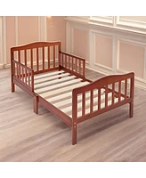 Durable Wooden Baby Toddler Bed for Safe and Cozy Sleep