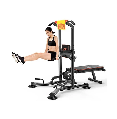 Squatz Pull-Up Workout Station with Adjustable Height for Home Gym Strength Training