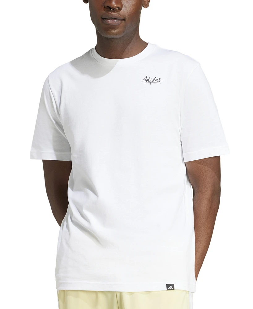 adidas Men's Lounge Still Life Bowl Graphic T-Shirt
