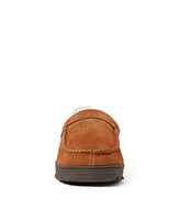 Dearfoams Men's Reed Genuine Suede Moccasin Toe Clog Slipper