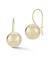 Rachel Zoe Fine Jewelry 14K Gold Lightweight Sphere Ball Drop Earrings