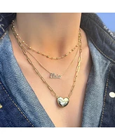 The Lovery Gold Bead Station Chain Necklace