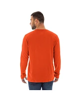 New Era Men's Orange New York Knicks 2024/25 City Edition Long Sleeve T-Shirt