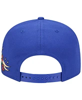 New Era Men's Royal Golden State Warriors Injection City Art 9FIFTY Snapback Hat