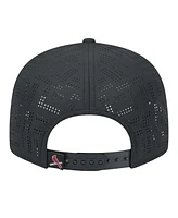 New Era Men's Black St. Louis Cardinals Laser Cut 9FIFTY Snapback Hat