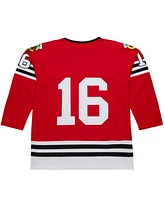 Mitchell & Ness Men's Scarlet Bobby Hull Chicago Blackhawks 1960-61 Power Play Jersey