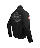 Pro Standard Men's Black San Francisco 49ers Paint The City Twill Full-Zip Jacket