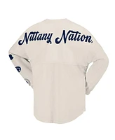 Spirit Jersey Women's Natural Penn State Nittany Lions Local Long Sleeve T-Shirt
