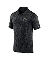 Nike Men's Black Los Angeles Chargers Pique Fashion Performance Polo