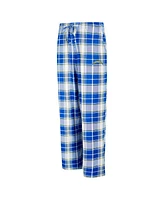 Concepts Sport Women's Royal Los Angeles Chargers Ashford Plaid Knit Pants