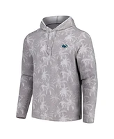 Tommy Bahama Men's Gray Penn State Nittany Lions Palm Frenzy Hoodie Long Sleeve T-Shirt