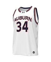 Under Armour Men's 34 White Auburn Tigers Replica Basketball Jersey