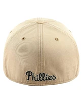 '47 Brand Men's Khaki Philadelphia Phillies Dusted Franchise Fitted Hat