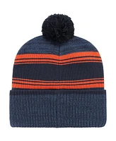 '47 Brand Men's Navy Denver Broncos Fadeout Cuffed Knit Hat with Pom