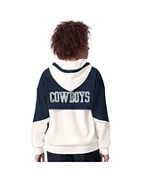 Starter Women's White Dallas Cowboys Scrimmage Full-Zip Hoodie