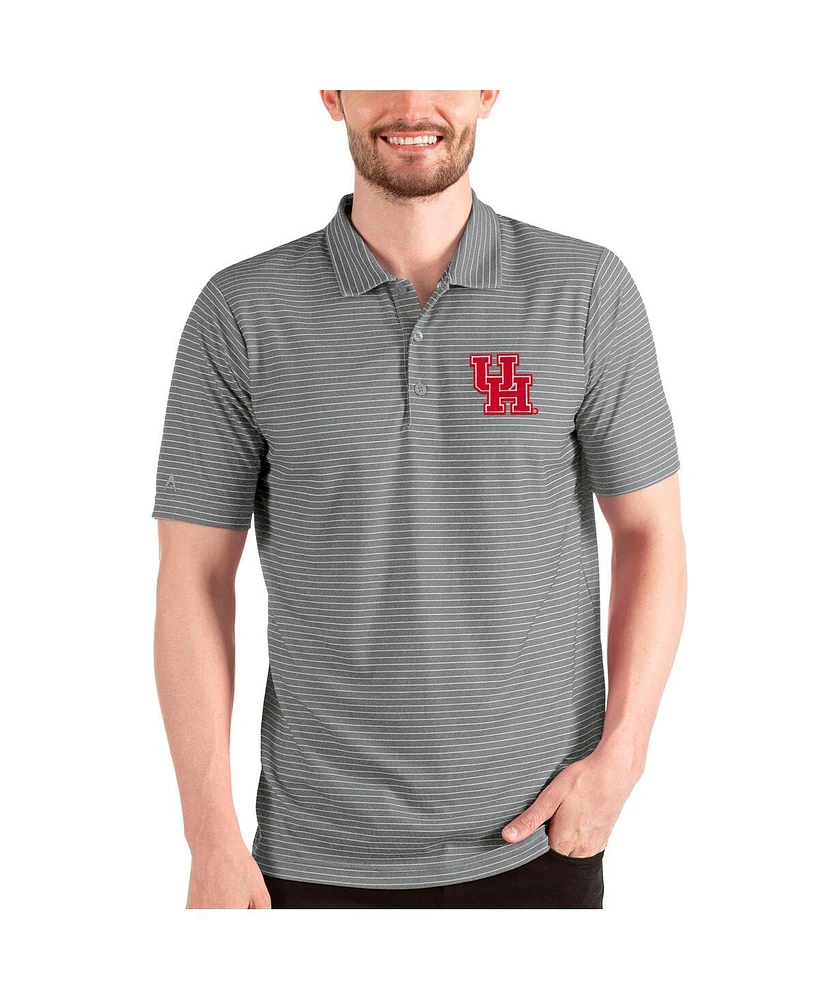 Antigua Men's Steel/White Houston Cougars Esteem Polo