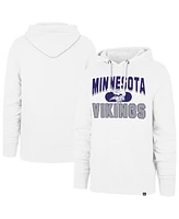 '47 Brand Men's White Minnesota Vikings Counter Strike Headline Pullover Hoodie