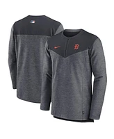Men's Nike Navy Detroit Tigers Authentic Collection Game Time Performance Half-Zip Top