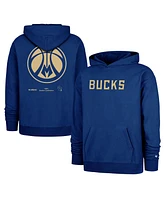 '47 Brand Men's Royal Milwaukee Bucks 2024/25 City Edition Double Crossover Foundation Pullover Hoodie