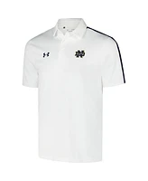 Under Armour Men's White Notre Dame Fighting Irish Pinnacle Performance Polo