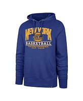 '47 Brand Men's Blue New York Knicks Big Tall Good Call Headline Pullover Hoodie