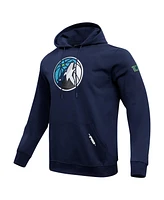 Pro Standard Men's Navy Minnesota Timberwolves Split Logo Pullover Hoodie