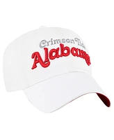 '47 Brand Women's White Alabama Crimson Tide Pensacola Clean Up Adjustable Hat