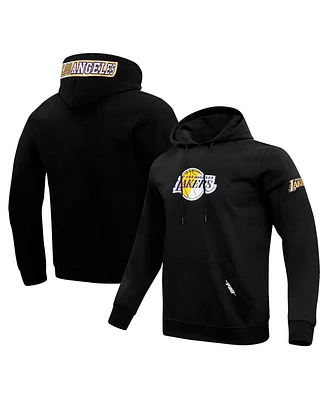 Pro Standard Men's Black Los Angeles Lakers Split Logo Pullover Hoodie