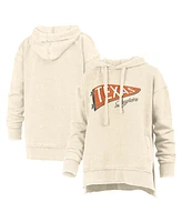 Pressbox Women's Cream Texas Longhorns Marni Pullover Hoodie