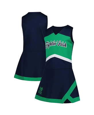 Outerstuff Big Girls Navy Notre Dame Fighting Irish Cheer Captain Jumper Dress