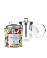 Whittard of Chelsea English Rose Teapot, 3 Piece