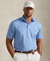 Polo Ralph Lauren Men's Big & Tall Airflow Stretch Striped Performance Shirt