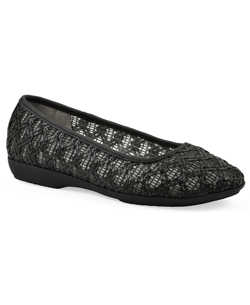 Cliffs by White Mountain Women's Cariann Ballet Round Toe Flats