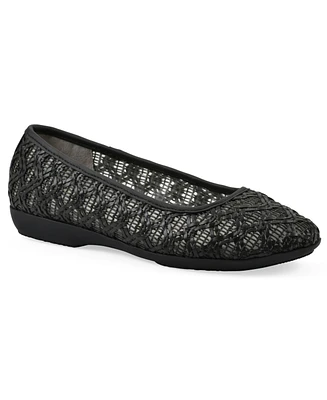 Cliffs by White Mountain Women's Cariann Ballet Round Toe Flats
