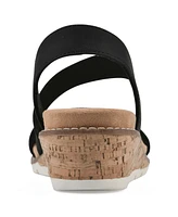 Cliffs by White Mountain Women's Tinnley Wedge Slip-On Sandals