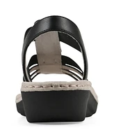 Cliffs by White Mountain Women's Caselyn Wedge Slip-On Sandals