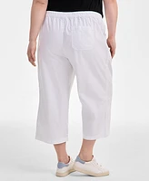 Style & Co Plus Pull-On Cropped Pants, Exclusively at Macy's