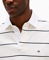 Tommy Hilfiger Men's Classic-Fit Heavy Jersey Stripe Polo Shirt