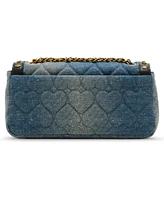 Betsey Johnson Icon Hearts Flap Small Crossbody Bag