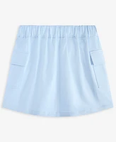 With Jules Big Girls Elastic Waist Cargo Skirt