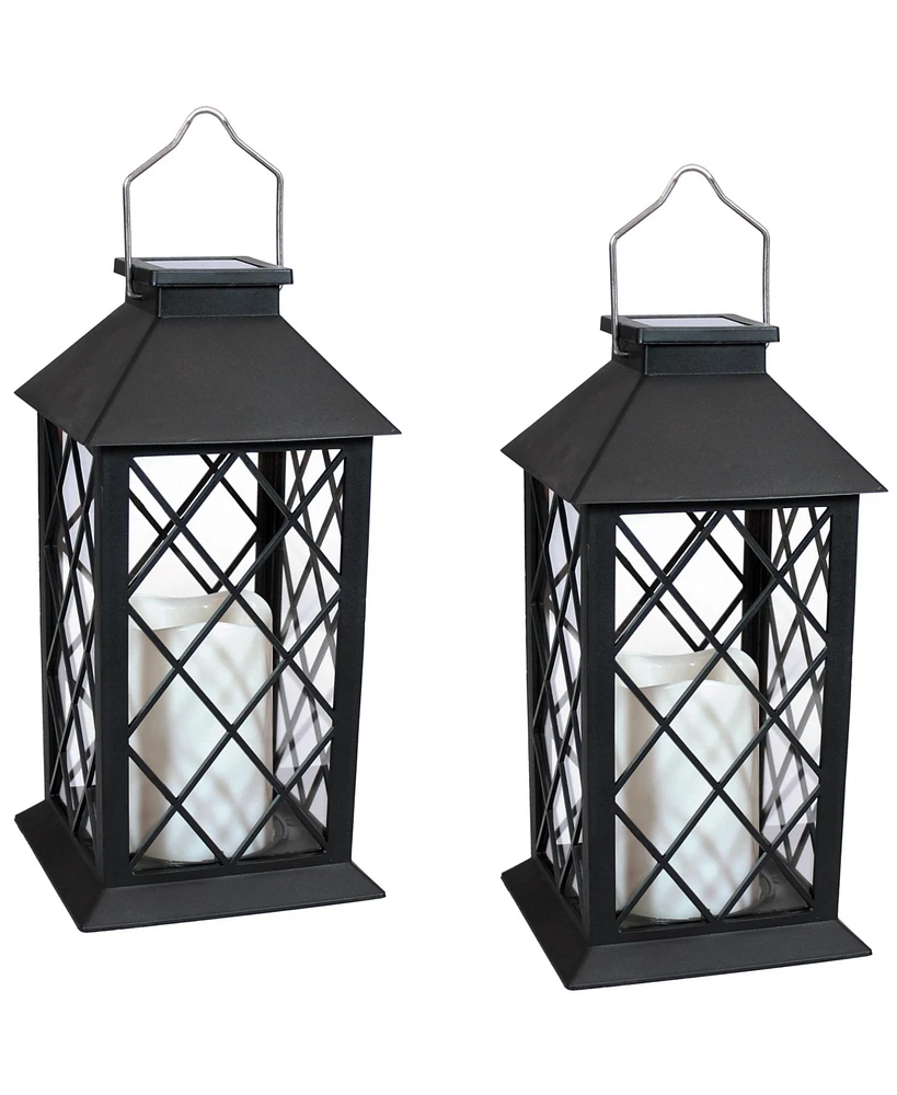 Concord 11-Inch Solar Led Decorative Candle Lantern