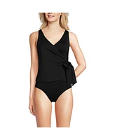 Lands' End Women's Dd-Cup Side Tie Tankini Top