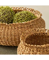 Seagrass Loop Baskets, Set Of 3