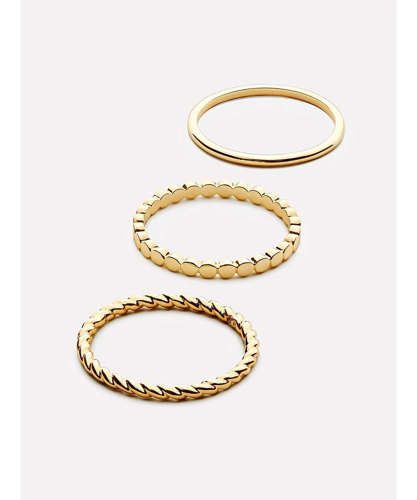 Ana Luisa - Gold Ring Set