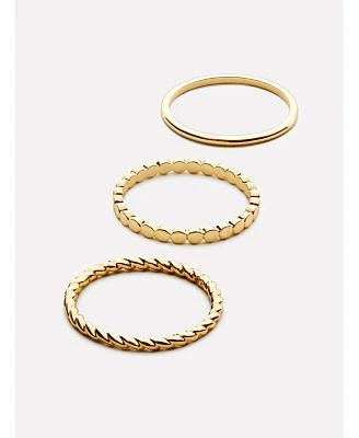Ana Luisa Gold Ring Set Adrianna Set