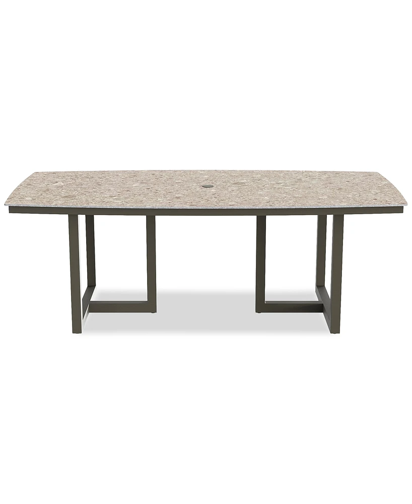 Bartow Outdoor 84" x 42" Rectangular Dining Table