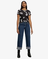 Sanctuary Women's Luna Mid-Rise Skinny Cuffed Jeans