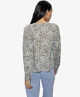 Sanctuary Women's Sunday's Best Printed Blouse